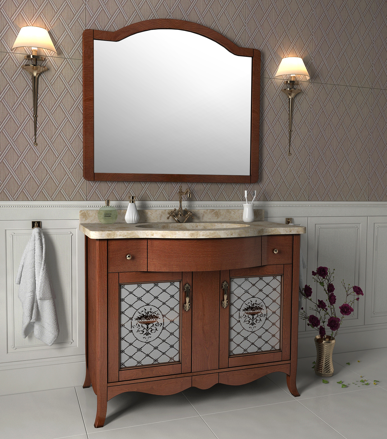 2Decor 100 07 + Patina Тумба для ванної кімнати 1963s8🏠