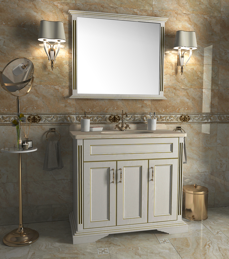 Atlant 100 Belyi Тумба для ванної кімнати 19967🏠