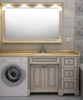 Тумба для ванної кімнати мрамор стиралка 2🏠
